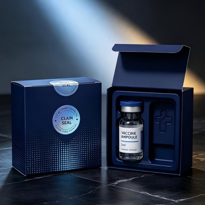 dark-blue-cold-chain-rigid-box-blister-insert-vaccine-vial-packaging