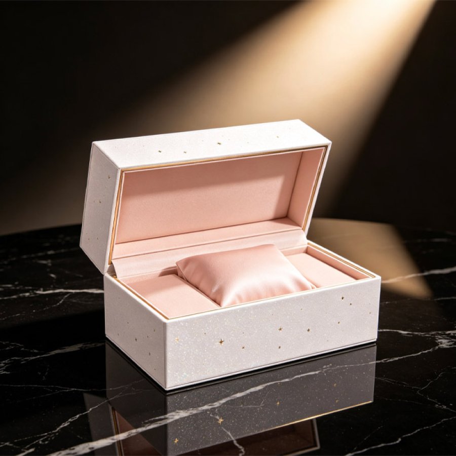 Long Rectangular Hinged Watch & Watch Strap Gift Boxes