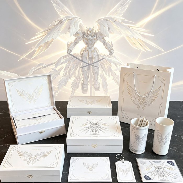 custom-rigid-box-white-anime-figurine-set