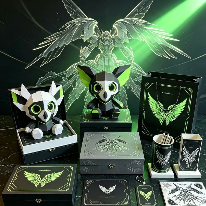 custom-collectible-box-green-anime-figurine-set