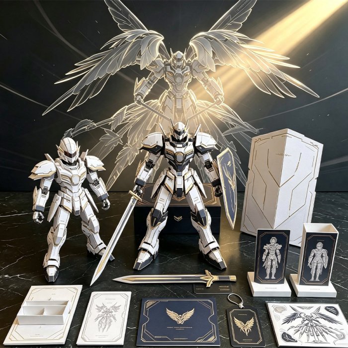 custom-rigid-box-pink-anime-figurine-gift-set