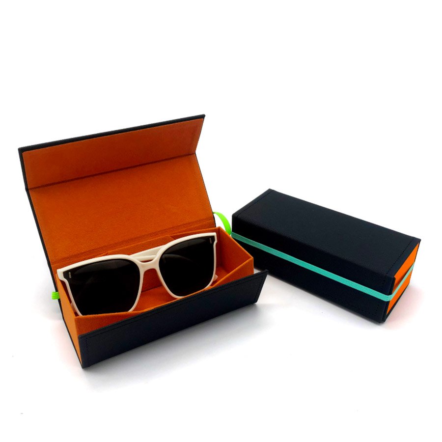 Rigid Drawer‑Style Eyewear Box with Ribbon Pull